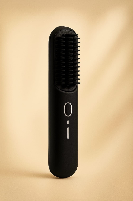 Brosse Lissante Chauffante Sans Fil – Lissage Express L'élégance en Instantanée 1