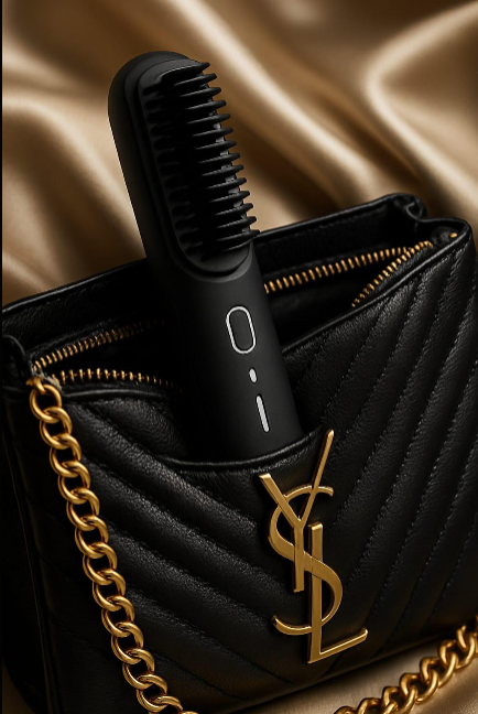 Brosse Lissante Chauffante Sans Fil – Lissage Express L'élégance en Instantanée 3