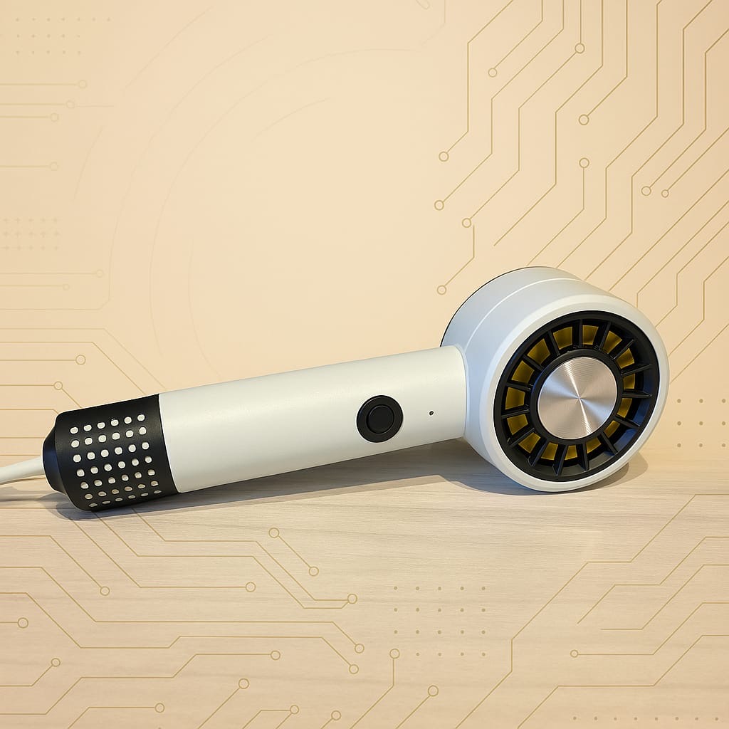 Ventilateur Portatif – Design Ergonomique et Rafraîchissement Instantané 1