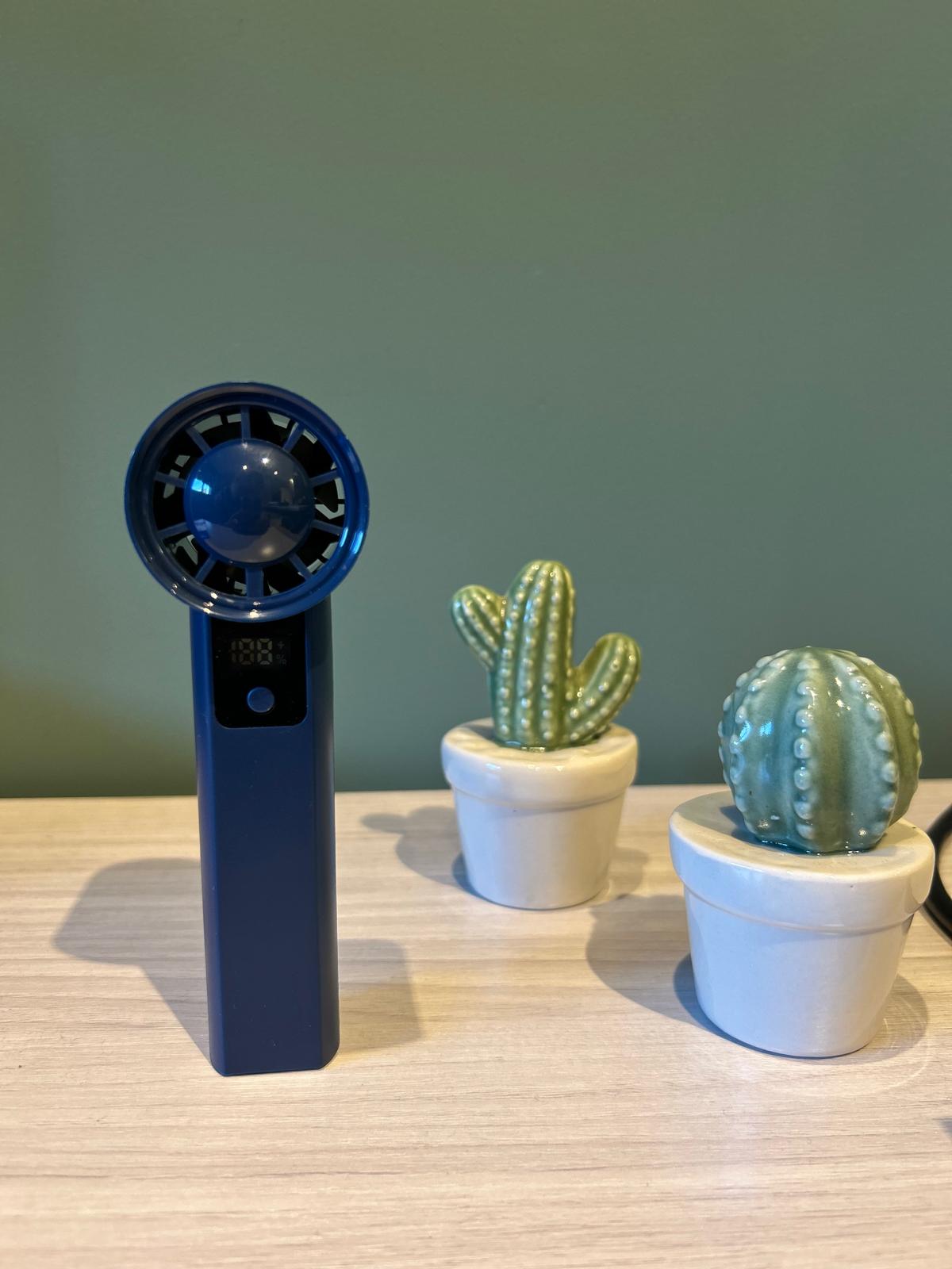 Mini Ventilateur Haute Vitesse – Portable, Affichage Digital 3