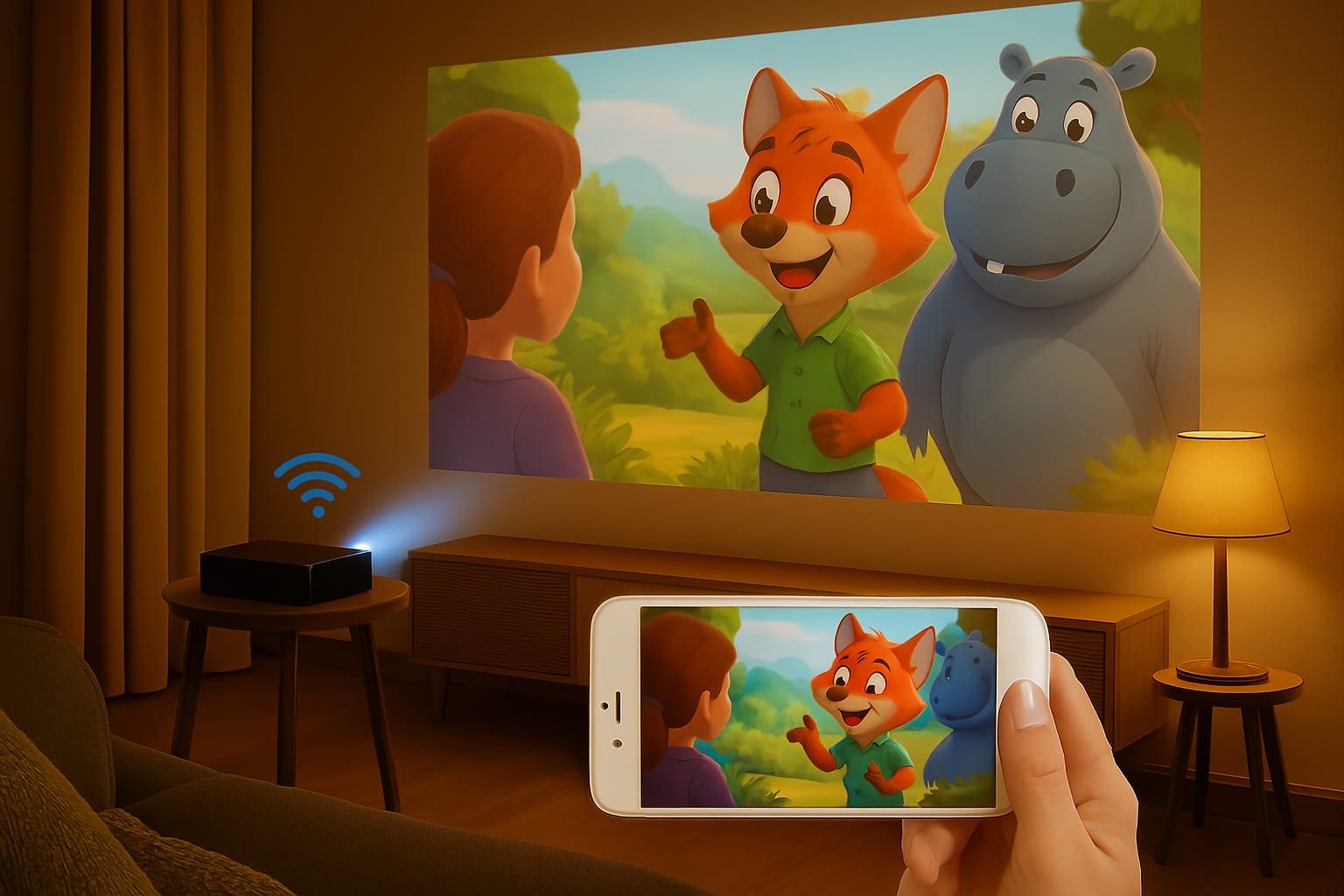 Vidéoprojecteur Portable 4K – Cinéma de poche nouvelle génération 2