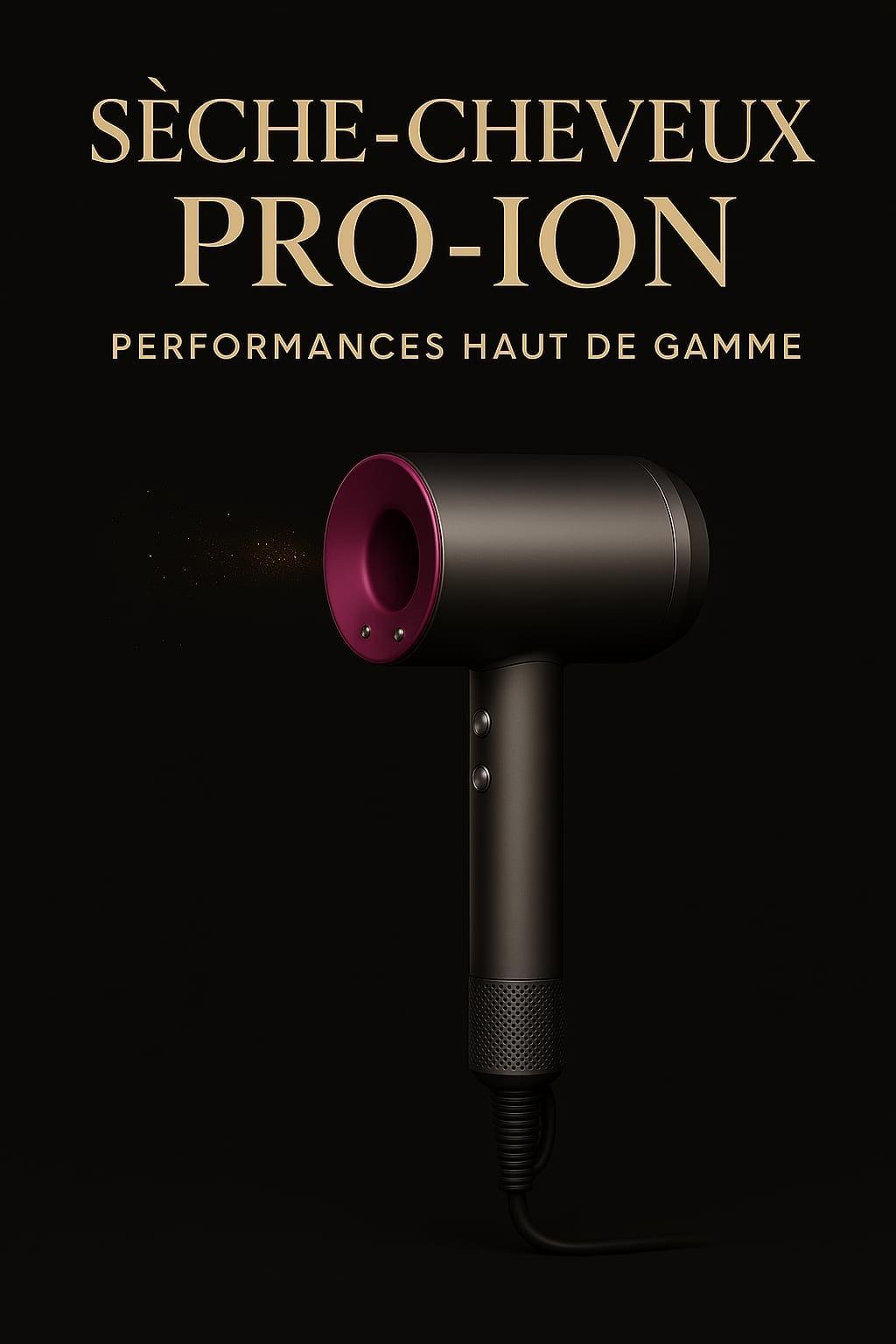 Sèche-cheveux Pro-Ion – Performances Haut de Gamme 2