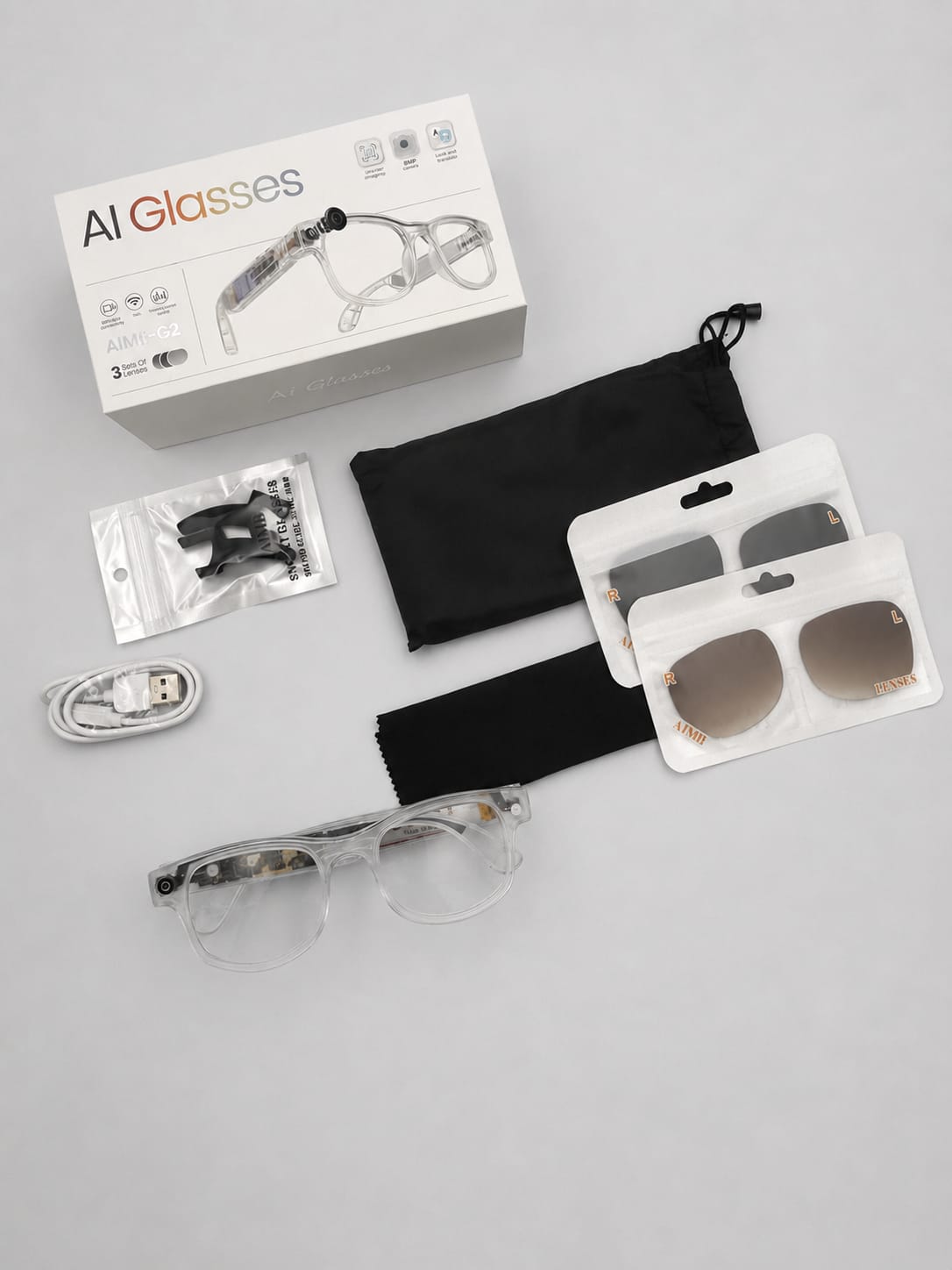 AI Glasses - Lunettes Connectées Intelligentes