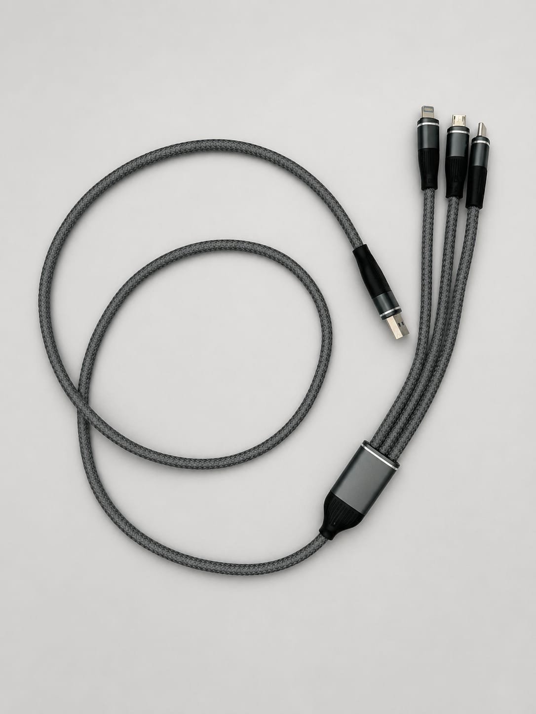 Câble de Charge 3-en-1 Tressé 2