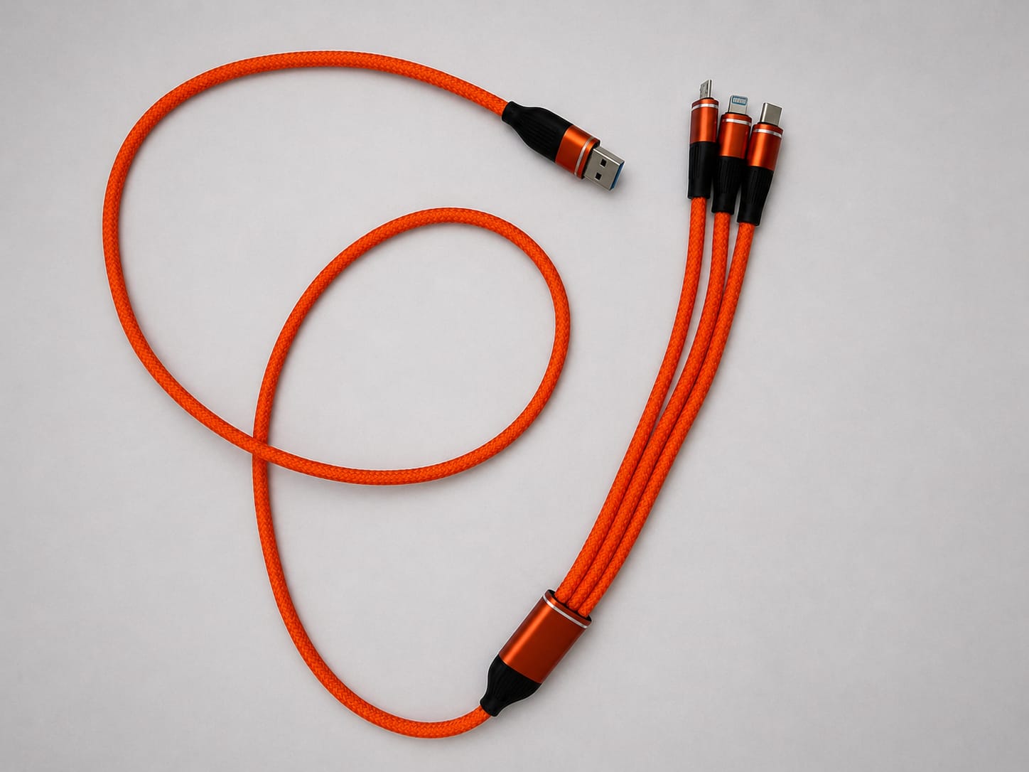 Câble de Charge 3-en-1 Tressé 5