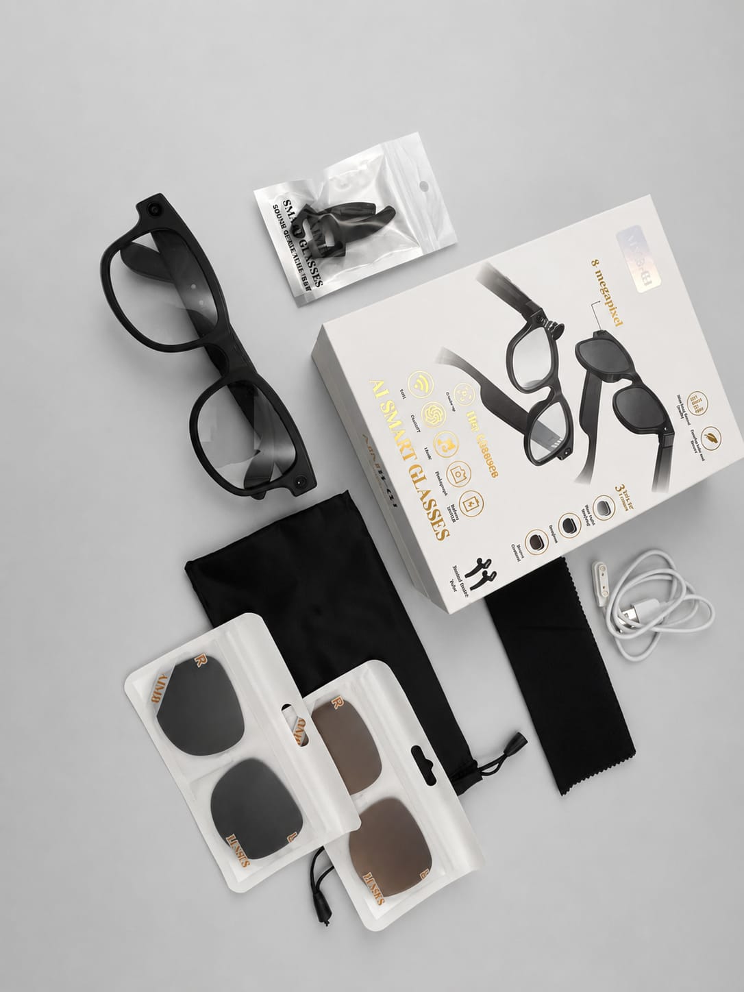 AI Smart Glasses - Lunettes Connectées ChatGPT