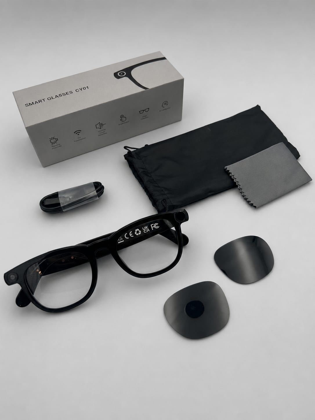 Smart Glasses CY01 - Lunettes Connectées Intelligentes